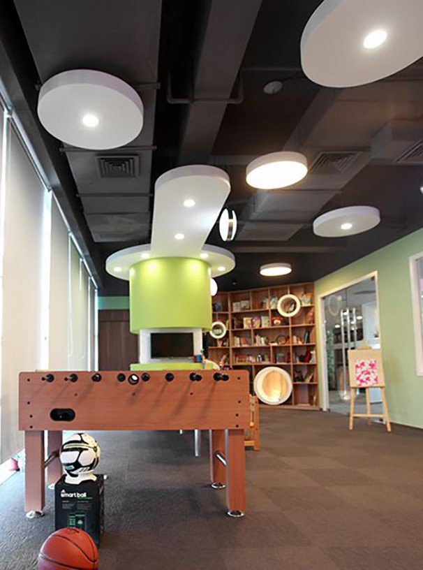 員工休息區辦公室設計實景圖