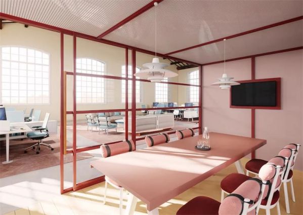 開(kāi)放式辦公室裝修的模塊化工作空間